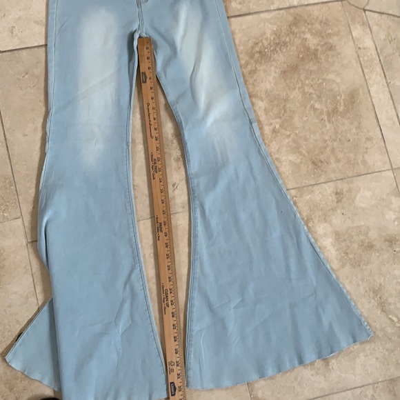 NWT Buddylove moonshine hi waist flare light blue Jean pants sz 27 - Picture 11 of 11
